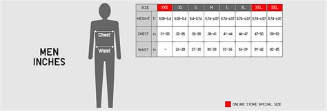 uniqlo men's size chart.